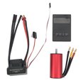 thumbnail image 3 of Juego de tarjeta de programación ESC de Motor, Motor rojo sin escobillas S3670 2850KV 120A ESC para Traxxas para HSP para coches de escalada HPI 1/8 RC, 3 of 10