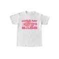 thumbnail image 1 of unisex Vintage Style Fishing Print T Shirts Kiss My Bass Fisher Graphic Tees Pink Design Fashion Short Sleeve Cotton Tops, 1 of 6