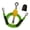 Green Float type, variant on Saltwater Dock Line With Stainless Steel Hook Suitable For Surfing And Anchoring