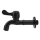 thumbnail image 3 of Grifo de Agua ANGGREK Acero Inoxidable 304 G1/2 Montado en la Pared Estilo Largo Negro, 3 of 8