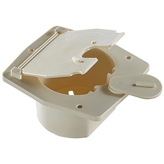 B142 Flat Sided Basic Hatch - Colonail White