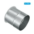 thumbnail image 3 of Uxcell 4" Duct End Cap, 1Pcs Galvanized Steel Tee Cap Metal Round Dryer Vent Cover for HVAC Systems, Silver Tone, 3 of 6
