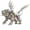Colorful Tiger(Bengal)+wings, variant on Colorful Bengal Tiger with Colorful Wings 3D Metal Puzzle Kit DIY Assembly Model Steampunk Fantasy Art Adult Challenge