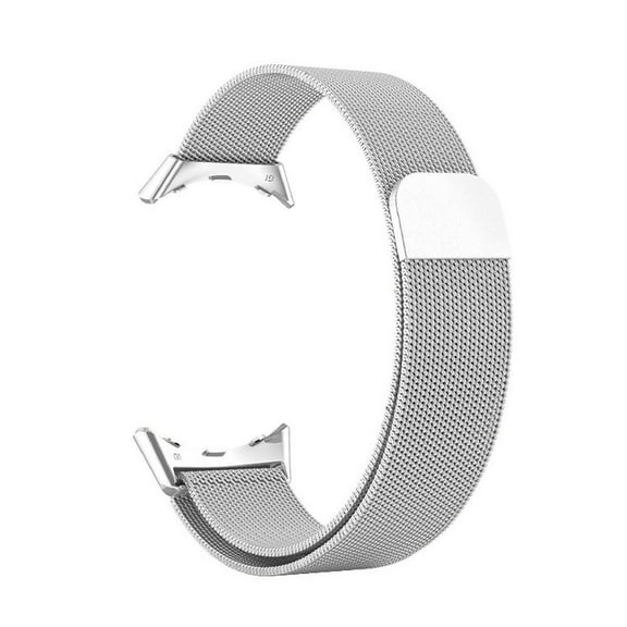 LEIXIUER 1/2Pack Stainless Steel Magnetic Bands for Google Pixel Watch Bands for Women Men, Milanese Loop Bands Metal Mesh Braided Adjustable Wristbands for Google Pixel Watch Bands Accessories