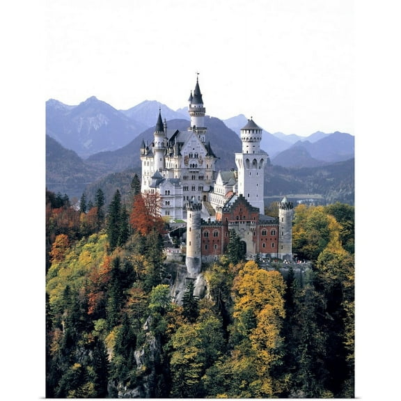 Great BIG Canvas | "Germany, Neuschwanstein Castle" Art Print - 24x30