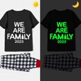 thumbnail image 3 of Pijama, para toda la familia, luminoso y brillante, color negro, 2023, 3 of 3