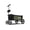 Green, variant on Avaar Utility Cart, Go Anywhere Series, Black