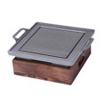 thumbnail image 2 of Fiocias BBQ Grill Pan Barbecue Grill Practical Roasting Household Aluminum Alloy Griddle S, 2 of 9