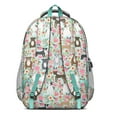 thumbnail image 3 of Cute Pitbull Terriers Dog and Flower Backpack for School,Cute School Bag,Schoolbag with Adjustable Shoulder Straps & Padded Back,16.9 Inch, 3 of 5