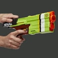 thumbnail image 4 of Nerf Rival Kronos XVIII-500 Blaster, retrocarga, 5 rondas rivales, acción de resorte, velocidad de 90 FPS, verde (exclusivo de Amazon), 4 of 5