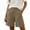 Shorts 39#Khaki, variant on Womens Shorts High Waist Button Closure Loose Baggy Casual Wide Leg Workout Athletic Shorts with Pockets Vacation Outfit