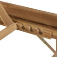 thumbnail image 6 of Carevas Folding Sun Lounger with Cushion Solid Acacia Wood, 6 of 7