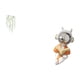 thumbnail image 5 of Adhesivo de pared,Pegatinas de pared de vides colgantes para dormitorio,Estatua del astronauta,Figura decorativa espacial de estatua de astronauta,Escultura de figura de escritorio de resina, 5 of 8