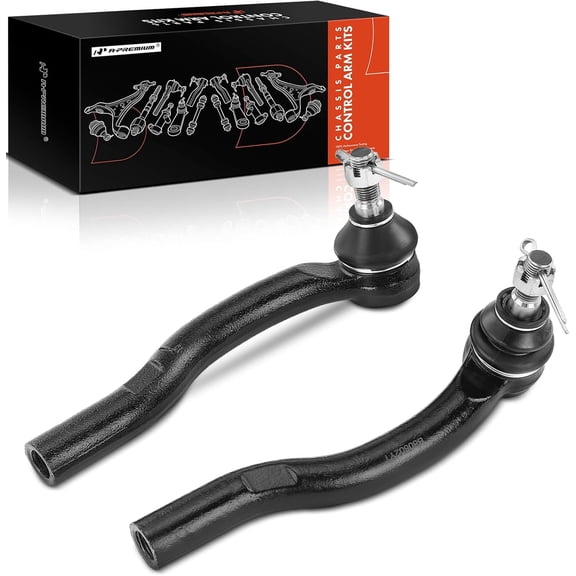 A-Premium Outer Tie Rod Ends Compatible with Toyota Camry 2004-2011 Solara 2004-2008 Avalon 2005-2012 Lexus ES330 2004-2006 ES350 2007-2012 2-PC Set