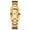 Gold, variant on SKMEI Women Quartz Watch Stainless Steel Strap Diamond Dial Female Wristband Elegant Ladies Watches Bracelet Accurate Time 3ATM Waterproof