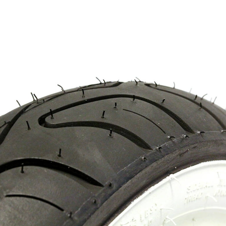 Prima Whitewall Tire, Tubeless (3.50 - 10) - Blue Planet Scooters
