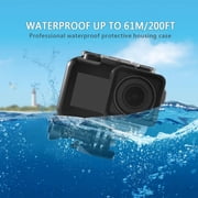 Touch Screen Waterproof Digital Action Camera for DJI Osmo Action, 12MP Photos in Single Burst Time Lapse Modes, Full Time Access to USB-C Ports, Optimal Audio Capture, Precise