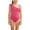 0508-hot Pink-2, variant on LNMQLPDBS Girls Swimsuit Summer Cute Floral Printed Layered Ruffle Trim Sleeveless One Piece Swimsuit with Cut-Out Sides Girls Swimsuit Size 6 Bikini for Kids Trendy Beach Bathing Suits