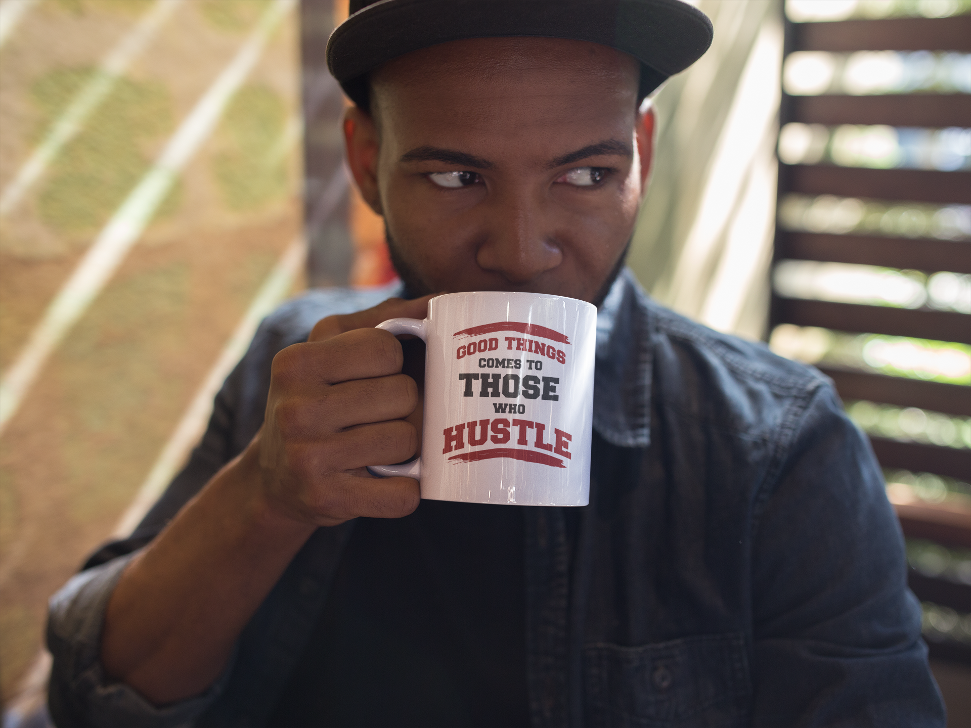 Good Things Come To Those Who Hustle Inspirational Quotes Coffee & Tea Gift Mug Cup For Business Coach, Speaker, Adviser, Influencer, Manager, Team Leader, And Founder (15oz) - image 2 of 3