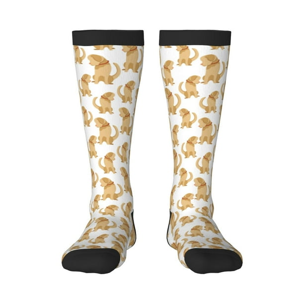 Balery Labrador Retriever Dog Calcetines novedosos Calcetines deportivos Calcetines hasta la rodilla Calcetines de algodón Calcetines originales y geniales