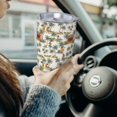thumbnail image 6 of KLL Hawaiian Style Print 40oz Stainless Steel Insulated Car Cup with Spillproof Lid - Keep Your Drink Hot or Cold on the Go-Without Straw, 6 of 8