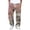 Pink, variant on XFeng Men Pleated Wide Leg Dress Pants Casual Loose Trousers