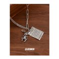thumbnail image 4 of Faire Vieux Lapin Pendentif en Acier Collier, 4 of 5