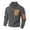 Gray, variant on Mens Shirts Under $10 Men's 1/4 Zip Fleece Jacket Lightweight Stand Collar Warm Pullover Casual Outdoor Windproof Coat with Wave Detail