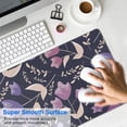 thumbnail image 4 of Long Mouse Pads for Desk,Pioneer Flower Floral Print Pattern Desk Mats on Top Of Desks, Desk Mouse Pad Extra Large with 3mm Non-Slip Base and Stitched Edge for Gaming,Office,Work,Home 31.5"x11.8", 4 of 6