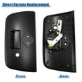 thumbnail image 5 of Unique Bargains Tailgate Handle Rear Door Liftgate Latch Handle Fit for Nissan Frontier with Bezel Keyhole Black, 5 of 6