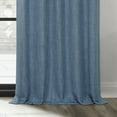 thumbnail image 6 of HPD Half Price Drapes Denim Faux Linen Room Darkening Curtains for Bedroom & Living Room Curtains (1 Panel), Door & Window Curtains 108 inches long, Rod Pocket Curtains & Drapes, 50W X 108L, 6 of 11