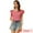 Red, variant on Square Neck Ruffle Sleeve Blouse M Red