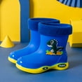 thumbnail image 2 of NOKIO Toddler Waterproof Rain Boots With Liners, Boys' Waterproof Duck Boots New Kids Girls Cartoon Children's Rain Boots Non Slip Children Water Shoes Classic Children Rainboots Non Slip, 2 of 4