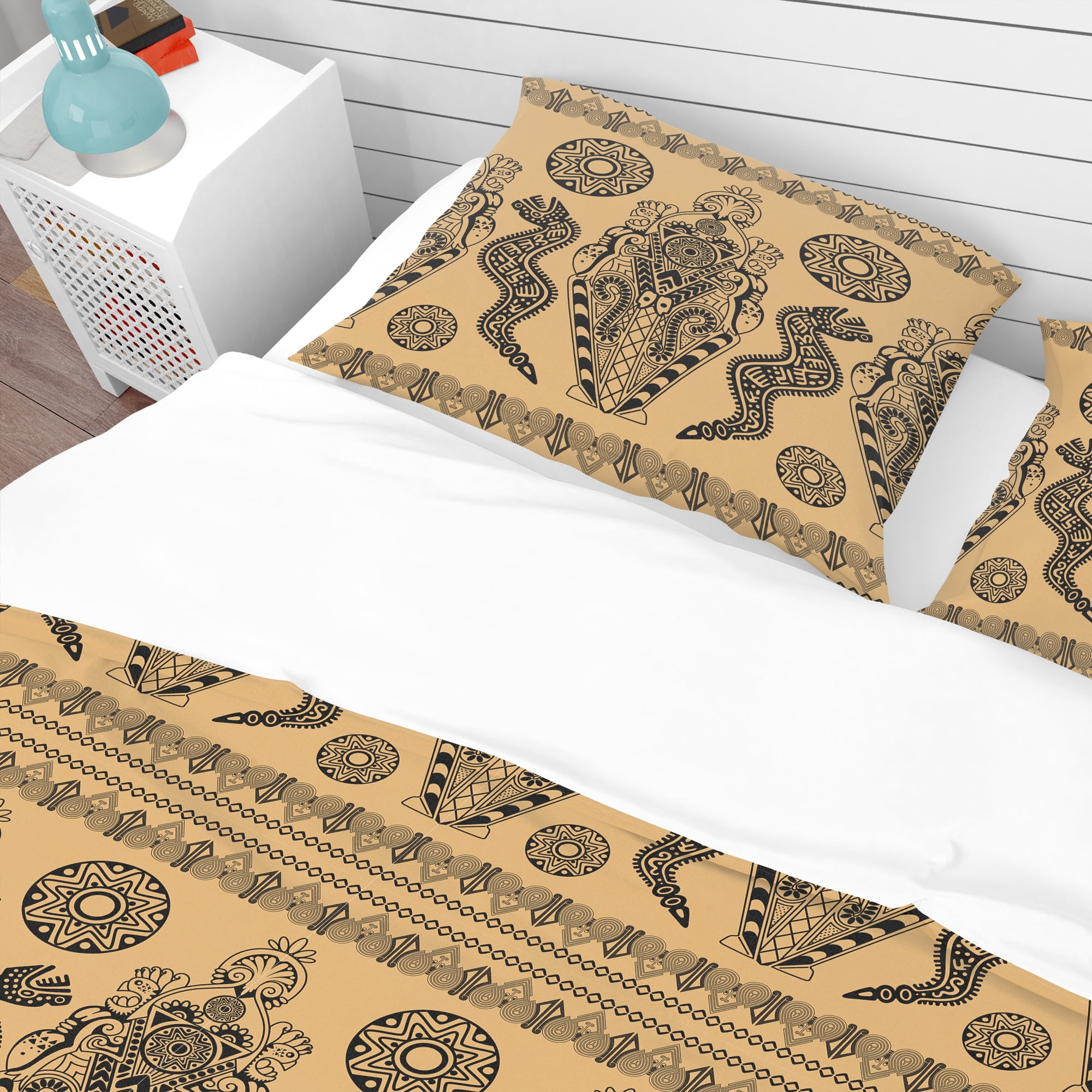 Designart 'Ethnic African Decorative Pattern' Tropical Duvet Cover Set