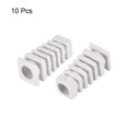 thumbnail image 2 of Unique Bargains Bottes de Soulagement des Tensions 27mm Protecteur de Cordon en PVC pour 2 Câbles Électriques AWG Blanc 10 Pcs, 2 of 3