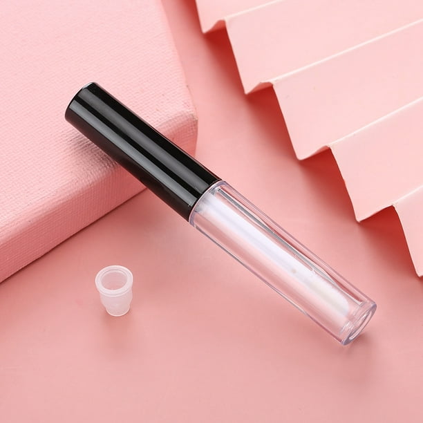 Lot De 6 Tubes De Brillant à Lèvres Vides 6ml - Contenants Transparents DIY Maquillage