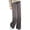 Grey M, variant on Wool Casual Pants Solid Color Straight Wide Leg Knitting Trousers with Drawstring High Waist Thickened Slacks