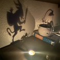 thumbnail image 2 of 1pc Funny Shadow Stand Halloween Funny Candlestick Desktop Halloween Gift Witch Devil Pumpkin Home Party Decor Atmosphere Props, 2 of 7