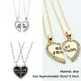 thumbnail image 4 of Necklace Couple/2 Pieces Female Necklace With Crystal Pendant Friend Heart, 4 of 4