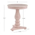 thumbnail image 7 of Linon Bree Wood Accent Side Table in Pink, 7 of 7