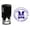 Violet, variant on Printtoo Personalized Self Inking Return Address Stamper Custom Round Initial Monogram Rubber Stamp-Black