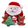 thumbnail image 4 of Figuras de peluche de Papá Noel de Navidad, almohada de Papá Noel, decoración de Navidad para fiesta temática, restaurante, Hotel, 4 of 9