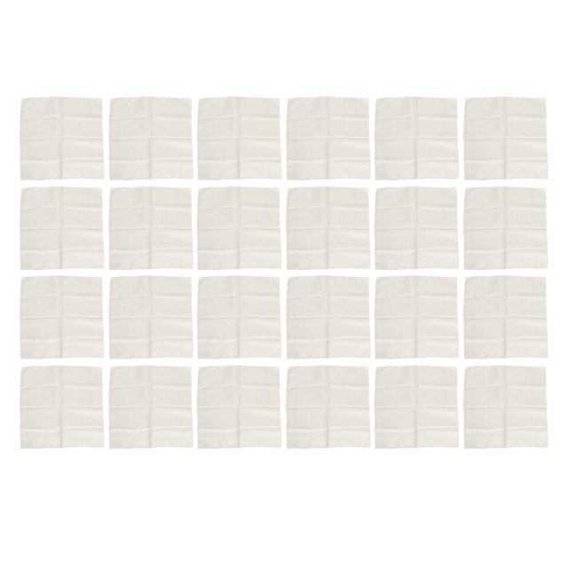 Oubit Mariage Fête Serviette, 24pcs Quadrate Satin Serviette Quadrate Serviettes de Table Serviettes de Grande Capacité