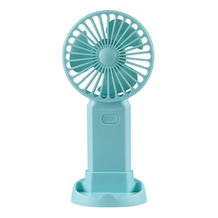 

Shebeky L8 Mini Fan Three-Speeds Strong Wind with Base Electric Portable Handheld Fan for Office