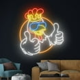 thumbnail image 3 of Handmadetneonsign Rooster King Neon Light, Chicken King Crown Led Light, Rooster Chicken Led Sign, 3 of 5