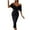 Black, variant on YFPWM Tropical Dresses for Women Hide Belly Dress Wrap Dress Plus Size Dress Corset Dress Mini Dress Linen Dress Long Sleeve Solid Retro Draw Back One Shoulder Dress