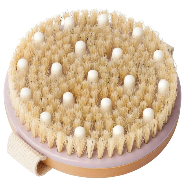 Cepillo corporal con cepillado en seco MainBasics para el drenaje linfático