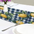thumbnail image 4 of Yayeee Table Runner 70 inches Long Home Kitchen Dinning Party Decoration, Cartoon Beige Lemon, 4 of 7