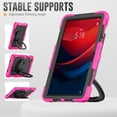 thumbnail image 5 of For Lenovo Tab M11/K11 LTE 2024 Case 11 inch, 360 Rotating Shockproof Cover with Stand, Handle, Shoulder Strap (TB330FU/TB330XU/TB331FC), Rose, 5 of 7