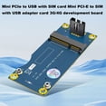 thumbnail image 2 of Visland Mini PcsI-E to USB Adapter Card Easy to Install Universal 3G/4G Wireless Integration Development Board Adapter Card, 2 of 7